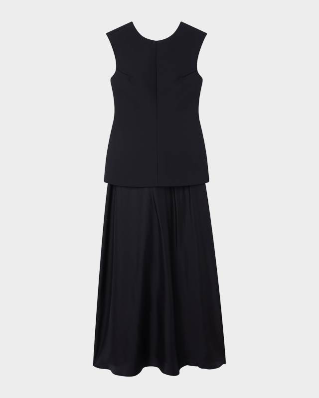 Sleeveless Open Back Dress